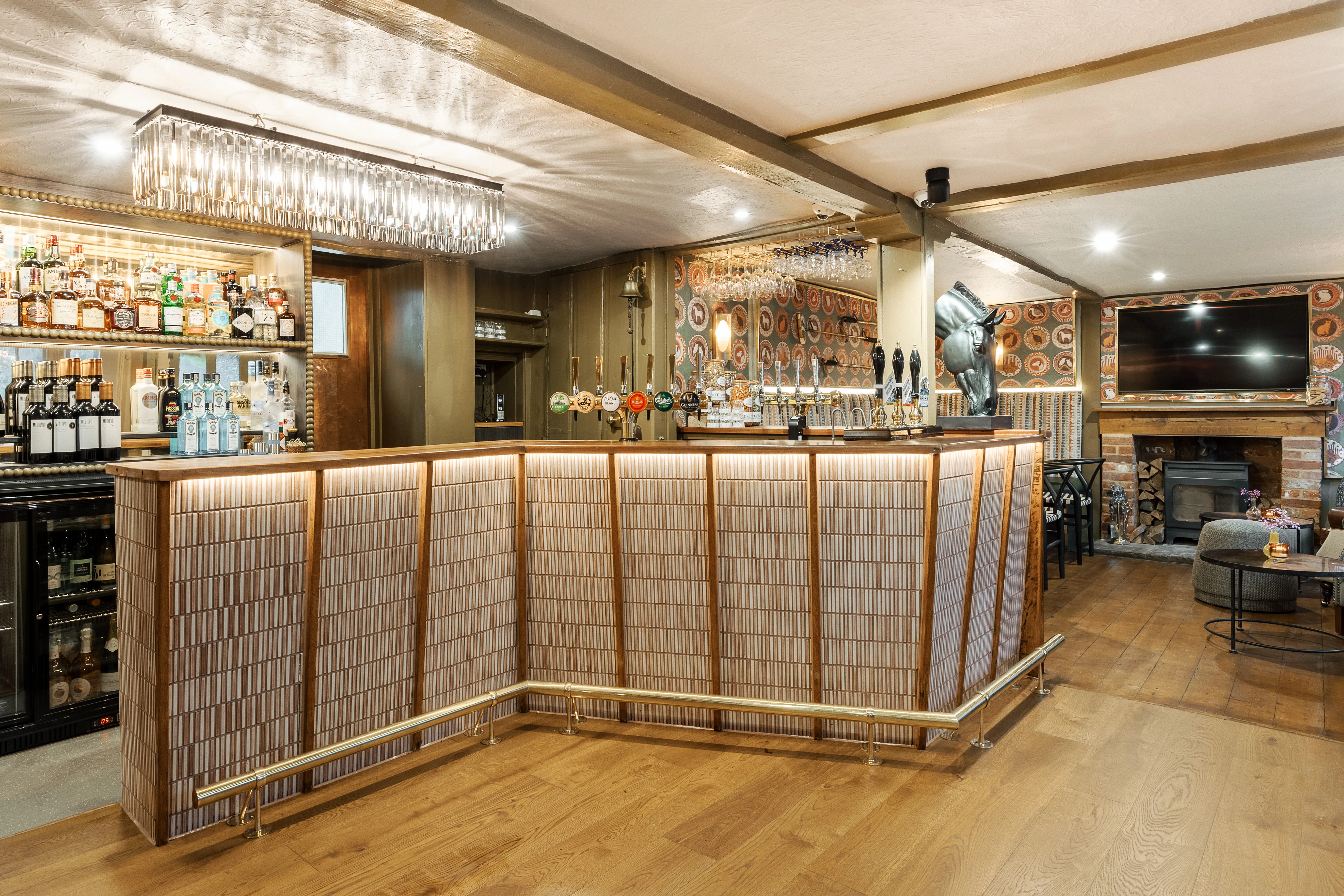 The Axe and Compasses hospitality interior by Tone Interiors