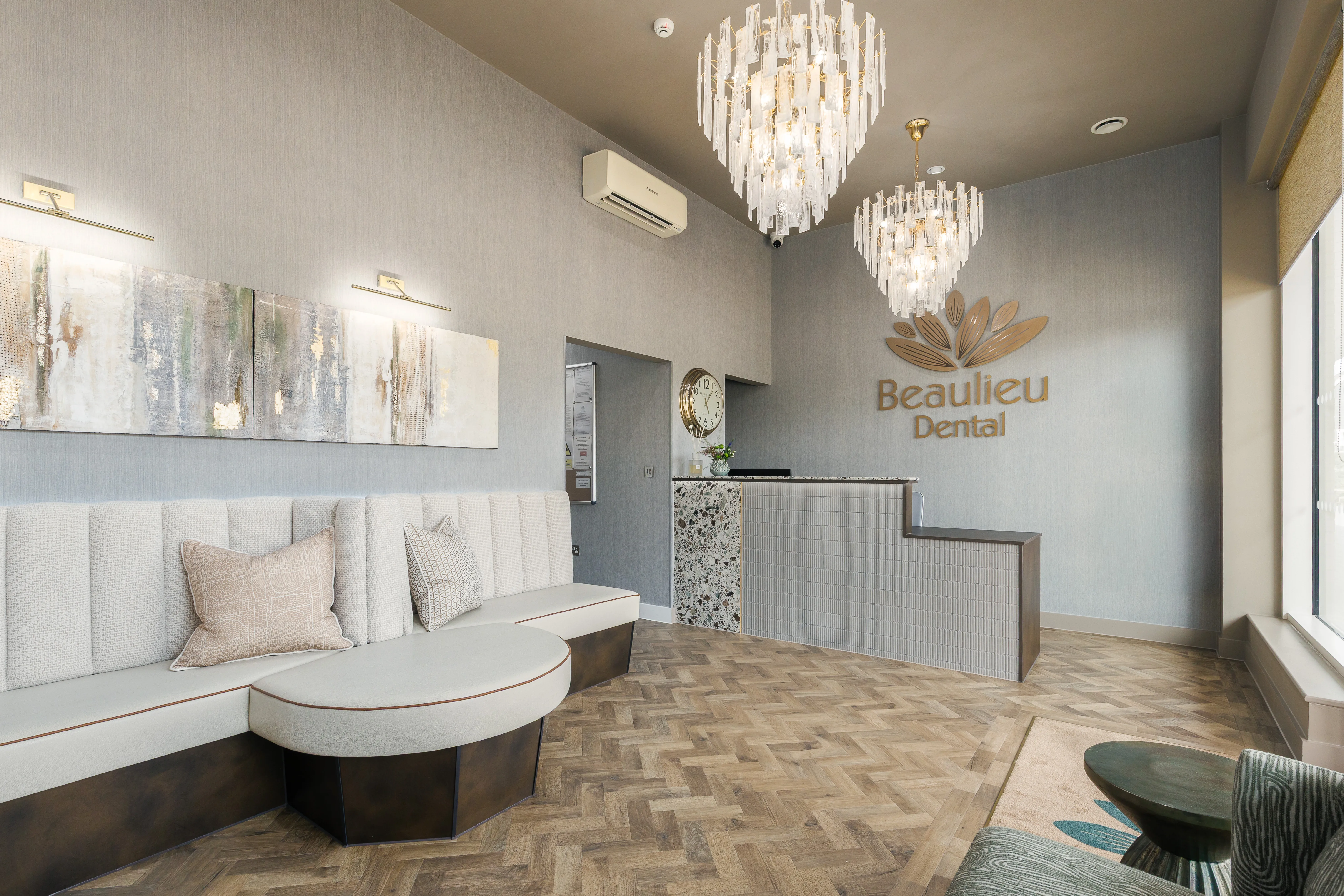 Beaulieu Dental Practice commercial interior by Tone Interiors